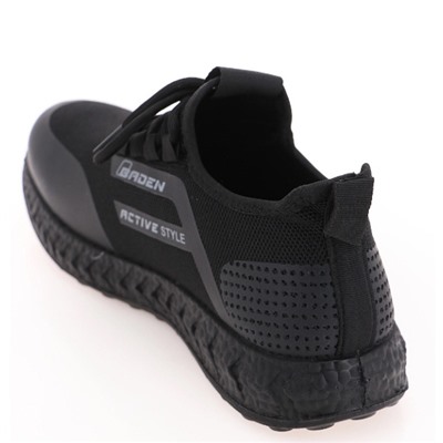 KPM006-030 Кроссовки подростковые, чёрный
