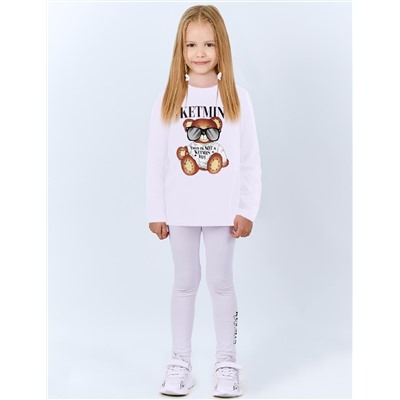 Лонгслив детский KETMIN МИШКА TOY цв.Белый