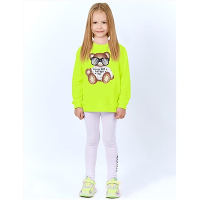 Свитшот детский KETMIN МИШКА TOY цв.Салатовый