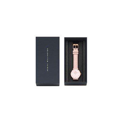 Reloj de cuarzo de piel Petite 32 mm - Rosa y rosa dorado