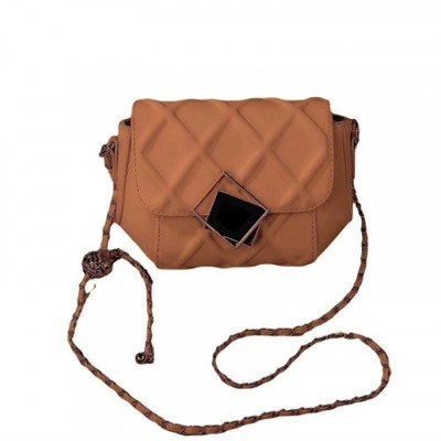 Женская кожаная сумка 9611 GOLDENBROWN
