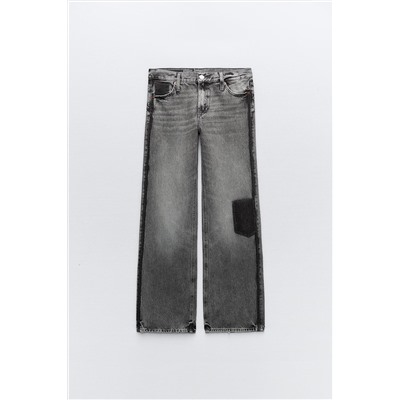 JEANS TRF RELAXED TIRO MEDIO