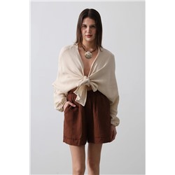 Коричневая талия Mini Shorts & Bermuda Twoss25sr00037