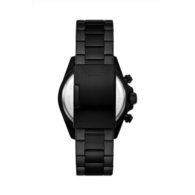 Reloj de cuarzo de acero Autocross - Taquímetro - Negro y gris claro