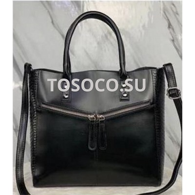 8713-12 black сумка натуральная кожа