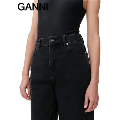Женские свободные джинсы с завышенной талией   GANN*I