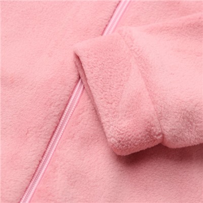 Толстовка флисовая детская MINAKU: Fleece Soft, цвет розовый, рост 104 см
