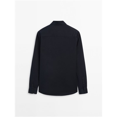 Sobrecamisa doble bolsillo mezcla algodón