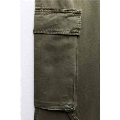 JEANS TRF CARGO TIRO MEDIO