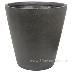 Кашпо полистоун Nobilis Marco "Pm-grey2 Cone", D50хH50 см