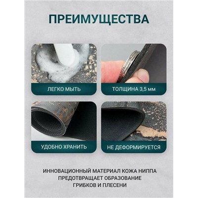 Противоскользящий коврик для ванной. 30.01.