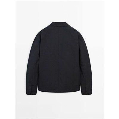 Sobrecamisa con algodón bolsillo pecho