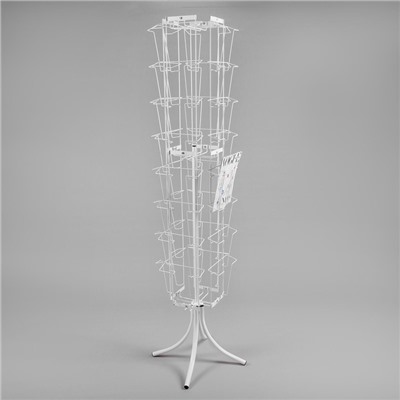 Стойка вращающаяся для прайсов, напольная, 32 кармана А4, 50×50×180