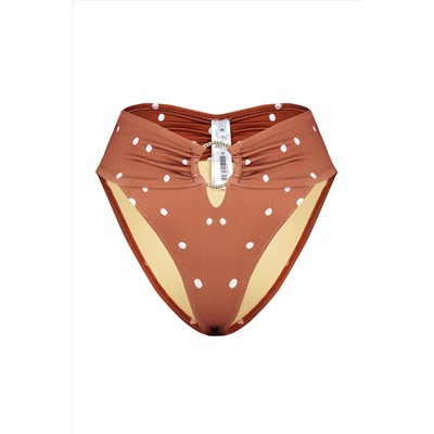 Saks Accessory Низ бикини с высокой талией и высокими штанинами стандартного размера TBESS24BA00140