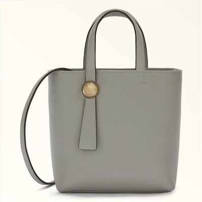 Sac à main - cuir - gris