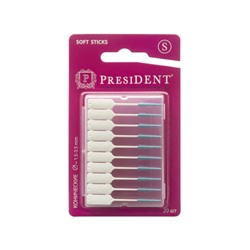 Межзубные ершики-зубочистки PresiDENT Soft Sticks S