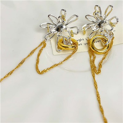 Серьги длинные на гвоздиках арт. 13 3869 (id 277340)