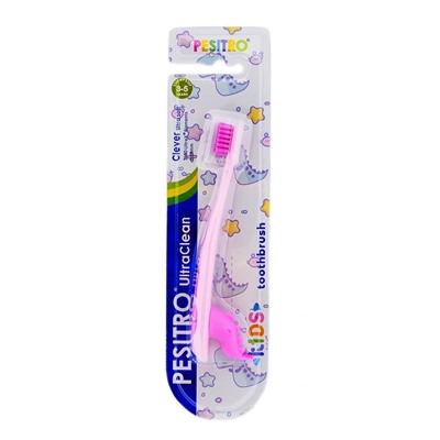 Зубная щетка Pesitro Ultra Soft 7680 Clever (с 3 до 5 лет)