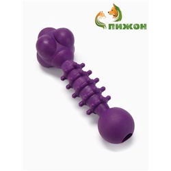 Игрушка жевательная "Спортсмен", TPR, 15,5 см, фиолетовая