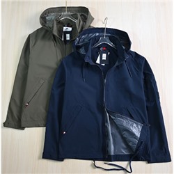 Тонкая водоотталкивающая повседневная куртка со скрытым капюшоном TOMMY HILFIGE*R ОРИГИНАЛ!