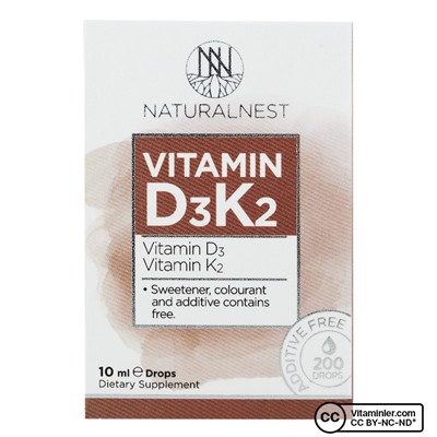 NaturalNest Витамин D3 K2 Капли 10 мл