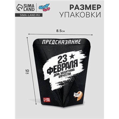 Печенье с предсказанием «День Защитника Отечества», 6 г