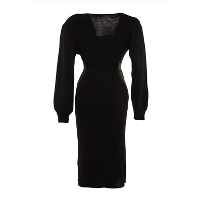 Black Chodycone Midi Midi Ditwear платье TBBAW23AH00032