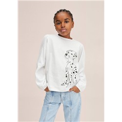Camiseta manga larga estampada -  Niña | MANGO OUTLET España