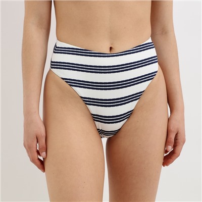 Braguita de baño - de rayas - azul y blanco