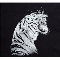 Футболка унисекс Like a Tiger, черная