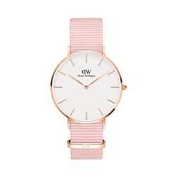 Reloj de cuarzo de poliéster Rosewater - 36 mm - Rosa y rosa dorado