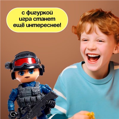 Фигурка - игрушка для мальчика «Полицейский», МИКС