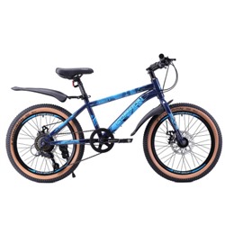 Велосипед 20" рама 12" 7sp COMIRON REBEL ригид морской хаки