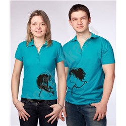 Женская футболка поло "Kiss" SALE