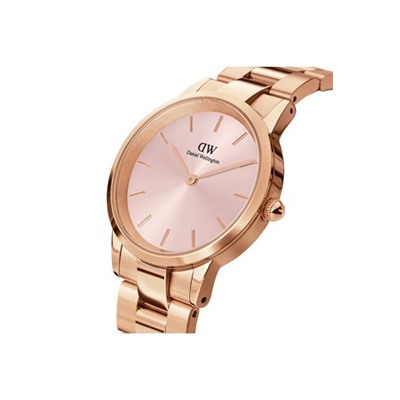 Reloj de acero Iconic Link - 32 mm - Rosa dorado y rosa
