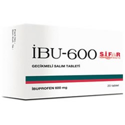 IBU- 600 mg 20 salınım tablet (название лекарства на русском / аналоги Ибу)