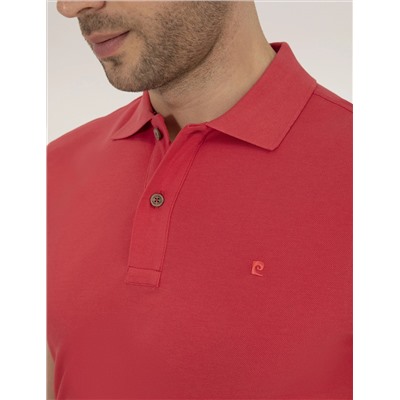 Red Slim Fit Polo Yaka Basic T -Fork