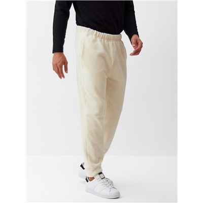 Брюки флисовые мужские спортивные MINAKU: Fleece Soft цвет бежевый, р-р 46