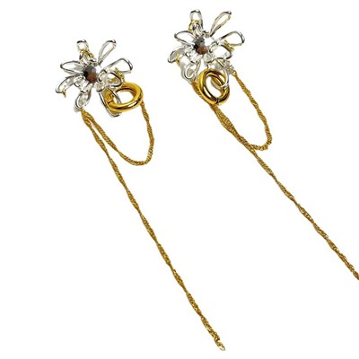 Серьги длинные на гвоздиках арт. 13 3869 (id 277340)