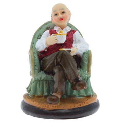Фигурка декоративная "Бабушка/Дедушка", L6 W6 H7,5 см, 2в.