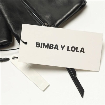 BIMB*A Y LOL*A женские кожаные перчатки с застежкой - молнией, экспорт. Цена на оф сайте 85 💶