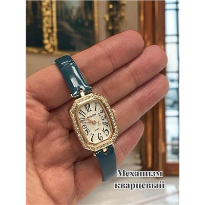 Часы наручные женские BOLUN Ч 19/1 темно-бирюзовый ремешок