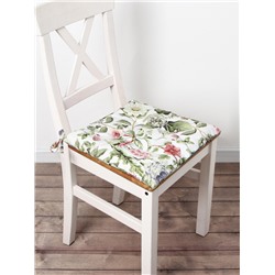 Сидушка на стул Этель Organic home 42×42×7 см, репс 210 г/м², 100% хлопок