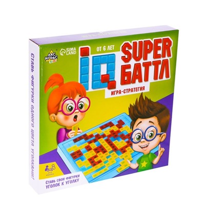 Настольная игра для детей на логику «IQ super Баттл», 2-4 игрока, 6+