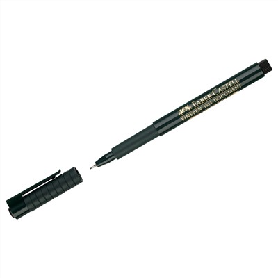 Ручка капиллярная Faber-Castell "Finepen 1511" черная, 0,4мм