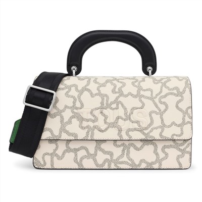 Bolso bandolera - topo y negro