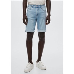Bermudas vaqueras slim fit -  Hombre | MANGO OUTLET España