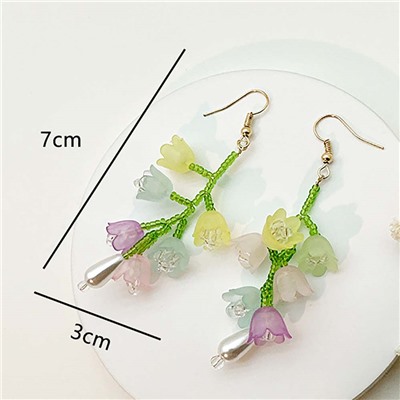 Серьги длинные на крючках арт. 13 0957 (id 265478)