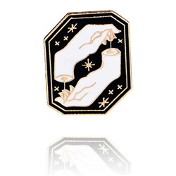 ZN057 Значок Две руки, 3х2,5см