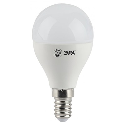 Нарушена упаковка!   Светодиодная лампа Е14 9W 4000К (белый) Эра LED P45-9W-840-E14 (Б0029042)